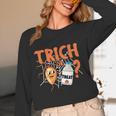 Halloween Medical Lab Science Microbiology Scientist Teacher Men Women Women Long Sleeve T-Shirt, novelty gifts, funny gifts