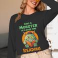 Halloween Teacher Librarian Monster Reading Books Men Women Kids Women Long Sleeve T-Shirt, novelty gifts, funny gifts Halloween Teacher Librarian Monster Reading Books Men Women Kids Women Long Sleeve T-Shirt, novelty gifts, funny gifts