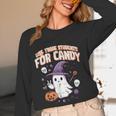 Halloween Teacher Trade Students For Candy Costume Women Women Long Sleeve T-Shirt, novelty gifts, funny gifts Halloween Teacher Trade Students For Candy Costume Women Women Long Sleeve T-Shirt, novelty gifts, funny gifts