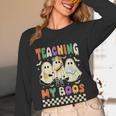 Halloween Teaching My Boos Cute Ghost Teacher Life Costume Women Long Sleeve T-Shirt, novelty gifts, funny gifts Halloween Teaching My Boos Cute Ghost Teacher Life Costume Women Long Sleeve T-Shirt, novelty gifts, funny gifts