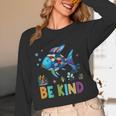 Happy First Day Of School Fish Rainbows Teacher Be Kind Women Long Sleeve T-Shirt, novelty gifts, funny gifts