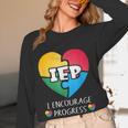 IEP I Encourage Progress Special Education School Teacher Women Long Sleeve T-Shirt, novelty gifts, funny gifts IEP I Encourage Progress Special Education School Teacher Women Long Sleeve T-Shirt, novelty gifts, funny gifts