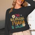 I’m Bilingual I Haha And Jaja Spanish Teacher Bilingual For Men Women Girls Kids Women Long Sleeve T-Shirt, novelty gifts, funny gifts