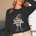 I'm The Science Teacher Elf Family Matching Group Christmas Women Long Sleeve T-Shirt, novelty gifts, funny gifts