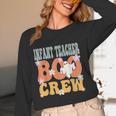 Infant Teacher Boo Crew Ghost Groovy Halloween For Women Women Long Sleeve T-Shirt, novelty gifts, funny gifts Infant Teacher Boo Crew Ghost Groovy Halloween For Women Women Long Sleeve T-Shirt, novelty gifts, funny gifts