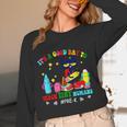 It's A Good-Day To Teach Tiny Humans Pre-K Cat Teacher Lover Women Long Sleeve T-Shirt, novelty gifts, funny gifts