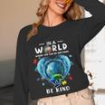 Be Kind Dolphin Autism Awareness Back To School Teacher Men Women Kids Women Long Sleeve T-Shirt, novelty gifts, funny gifts