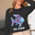 Be Kind Rainbow Fish Teacher Life Teaching Back To School Women Long Sleeve T-Shirt, novelty gifts, funny gifts Be Kind Rainbow Fish Teacher Life Teaching Back To School Women Long Sleeve T-Shirt, novelty gifts, funny gifts