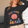Kiss Your Brain Sped Teacher Appreciation Back To School Kid Women Long Sleeve T-Shirt, novelty gifts, funny gifts Kiss Your Brain Sped Teacher Appreciation Back To School Kid Women Long Sleeve T-Shirt, novelty gifts, funny gifts