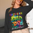 Let The Games Begin Fourth Grade Field Day 2025 Teacher Kid Women Long Sleeve T-Shirt, novelty gifts, funny gifts