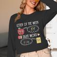 Letter Of The Week Ff Sight Word Teacher Squad Women Long Sleeve T-Shirt, novelty gifts, funny gifts Letter Of The Week Ff Sight Word Teacher Squad Women Long Sleeve T-Shirt, novelty gifts, funny gifts