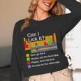 Can I Lick It Periodic Table Chemistry Teachers Women Long Sleeve T-Shirt, novelty gifts, funny gifts