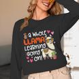 Llama Learning Teachers Students Alpaca Lover Back To School Women Long Sleeve T-Shirt, novelty gifts, funny gifts Llama Learning Teachers Students Alpaca Lover Back To School Women Long Sleeve T-Shirt, novelty gifts, funny gifts