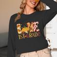 Love First Grade Happy Fall Thanksgiving Women 1st Teacher Women Long Sleeve T-Shirt, novelty gifts, funny gifts Love First Grade Happy Fall Thanksgiving Women 1st Teacher Women Long Sleeve T-Shirt, novelty gifts, funny gifts