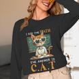 I Did The Math The Answer Is Cats Math Cat Teacher Women Long Sleeve T-Shirt, novelty gifts, funny gifts I Did The Math The Answer Is Cats Math Cat Teacher Women Long Sleeve T-Shirt, novelty gifts, funny gifts