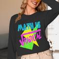 Math Is Radical Retro 80s Vintage Algebra Teacher Women Long Sleeve T-Shirt, novelty gifts, funny gifts
