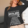Come To The Math Side We Have Pie Shirt Pi Day Teacher Women Long Sleeve T-Shirt, novelty gifts, funny gifts Come To The Math Side We Have Pie Shirt Pi Day Teacher Women Long Sleeve T-Shirt, novelty gifts, funny gifts
