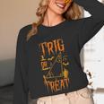 Math Teacher Nerd Student Halloween Trig Or Treat Women Long Sleeve T-Shirt, novelty gifts, funny gifts Math Teacher Nerd Student Halloween Trig Or Treat Women Long Sleeve T-Shirt, novelty gifts, funny gifts