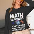 Mathematics Teachers Math Teacher For Men Women Women Long Sleeve T-Shirt, novelty gifts, funny gifts Mathematics Teachers Math Teacher For Men Women Women Long Sleeve T-Shirt, novelty gifts, funny gifts