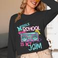 Middle School Is My Jam Cute Teacher Shirt 80's 90's Styl Women Long Sleeve T-Shirt, novelty gifts, funny gifts Middle School Is My Jam Cute Teacher Shirt 80's 90's Styl Women Long Sleeve T-Shirt, novelty gifts, funny gifts