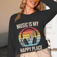 Music For Men Women Music Teacher Music Lover Women Long Sleeve T-Shirt, novelty gifts, funny gifts