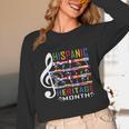 Music Teacher Kid National Hispanic Heritage Month Women Long Sleeve T-Shirt, novelty gifts, funny gifts