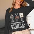 Nothing Beats Kindergarten Back To School Kids Teacher Women Long Sleeve T-Shirt, novelty gifts, funny gifts