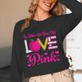 In October We Wear Pink Love Teacher Breast Cancer Awareness Women Long Sleeve T-Shirt, novelty gifts, funny gifts In October We Wear Pink Love Teacher Breast Cancer Awareness Women Long Sleeve T-Shirt, novelty gifts, funny gifts