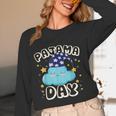 Pajama Day School Spirit Week Fun Cloud Teacher Student Women Long Sleeve T-Shirt, novelty gifts, funny gifts