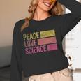 Peace Love Science Lovers Math Chemistry Teacher Women Long Sleeve T-Shirt, novelty gifts, funny gifts Peace Love Science Lovers Math Chemistry Teacher Women Long Sleeve T-Shirt, novelty gifts, funny gifts