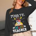 Pirate Math Teacher Skull Pirate Halloween Costume Women Long Sleeve T-Shirt, novelty gifts, funny gifts Pirate Math Teacher Skull Pirate Halloween Costume Women Long Sleeve T-Shirt, novelty gifts, funny gifts