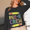Pre-K Crew PreK Teachers Back To School Women Long Sleeve T-Shirt, novelty gifts, funny gifts Pre-K Crew PreK Teachers Back To School Women Long Sleeve T-Shirt, novelty gifts, funny gifts