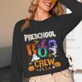 Preschool Boo Crew Teacher Student Halloween Costume Men Women Kids Women Long Sleeve T-Shirt, novelty gifts, funny gifts
