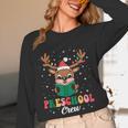 Preschool Crew Xmas Reindeer Teacher Student Christmas Women Long Sleeve T-Shirt, novelty gifts, funny gifts Preschool Crew Xmas Reindeer Teacher Student Christmas Women Long Sleeve T-Shirt, novelty gifts, funny gifts