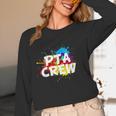 PTA Crew Back To School Volunteer Board Mom Parent Teacher Women Long Sleeve T-Shirt, novelty gifts, funny gifts