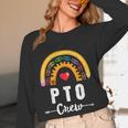 PTO Crew Parent School Volunteer Board Mom Parent Teacher Women Long Sleeve T-Shirt, novelty gifts, funny gifts PTO Crew Parent School Volunteer Board Mom Parent Teacher Women Long Sleeve T-Shirt, novelty gifts, funny gifts