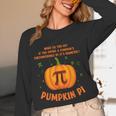 Pumpkin Pie Pi Math Teacher Shirt Halloween Men Adult Women Long Sleeve T-Shirt, novelty gifts, funny gifts