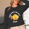 Que Hace Un Pez Nada Spanish Teacher Bilingual Teacher Dual Women Long Sleeve T-Shirt, novelty gifts, funny gifts Que Hace Un Pez Nada Spanish Teacher Bilingual Teacher Dual Women Long Sleeve T-Shirt, novelty gifts, funny gifts