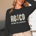 Retro Abcd Teacher Novelty Back To School Teacher Women Long Sleeve T-Shirt, novelty gifts, funny gifts Retro Abcd Teacher Novelty Back To School Teacher Women Long Sleeve T-Shirt, novelty gifts, funny gifts