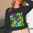 Retro Groovy In My Glowing Teacher Era Happy Teacher's Day Women Long Sleeve T-Shirt, novelty gifts, funny gifts Retro Groovy In My Glowing Teacher Era Happy Teacher's Day Women Long Sleeve T-Shirt, novelty gifts, funny gifts