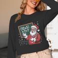 Santa Teacher 67 Math Christmas Xmas Holiday Number 67 Women Long Sleeve T-Shirt, novelty gifts, funny gifts