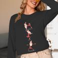 Santa Yoga Poses For Yogi Teacher Christmas Yoga Poses Women Long Sleeve T-Shirt, novelty gifts, funny gifts Santa Yoga Poses For Yogi Teacher Christmas Yoga Poses Women Long Sleeve T-Shirt, novelty gifts, funny gifts