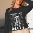 Schrodinger's Cat Dead And Alive Physics Teacher Women Long Sleeve T-Shirt, novelty gifts, funny gifts Schrodinger's Cat Dead And Alive Physics Teacher Women Long Sleeve T-Shirt, novelty gifts, funny gifts