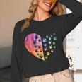 Sign Language Heart ASL For Deaf Teacher Women Long Sleeve T-Shirt, novelty gifts, funny gifts