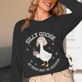 Silly Goose Constitution History Teacher Middle School Women Long Sleeve T-Shirt, novelty gifts, funny gifts