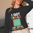 I Got Skills They'Re Multiplying Shirt Math Teacher Women Long Sleeve T-Shirt, novelty gifts, funny gifts I Got Skills They'Re Multiplying Shirt Math Teacher Women Long Sleeve T-Shirt, novelty gifts, funny gifts
