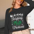 Sleighing Math Problem Xmas In Math Teacher Christmas Men Women Women Long Sleeve T-Shirt, novelty gifts, funny gifts Sleighing Math Problem Xmas In Math Teacher Christmas Men Women Women Long Sleeve T-Shirt, novelty gifts, funny gifts