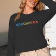 SOHCAHTOA Math For Teacher Student SOH CAH TOA Trig Women Long Sleeve T-Shirt, novelty gifts, funny gifts