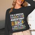 Special Educational Assistant And Sped Teacher Women Long Sleeve T-Shirt, novelty gifts, funny gifts