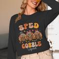 Sped Teacher Gobble Squad Thanksgiving Special Education Women Long Sleeve T-Shirt, novelty gifts, funny gifts Sped Teacher Gobble Squad Thanksgiving Special Education Women Long Sleeve T-Shirt, novelty gifts, funny gifts